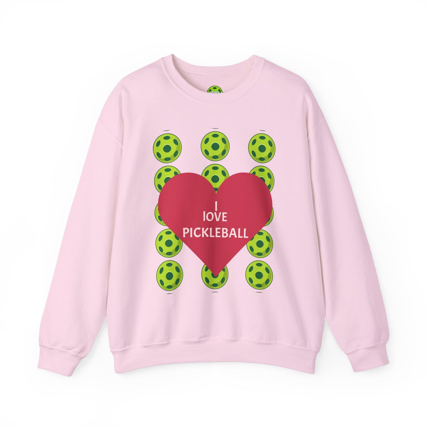 I Love Pickleball Crewneck Sweatshirt