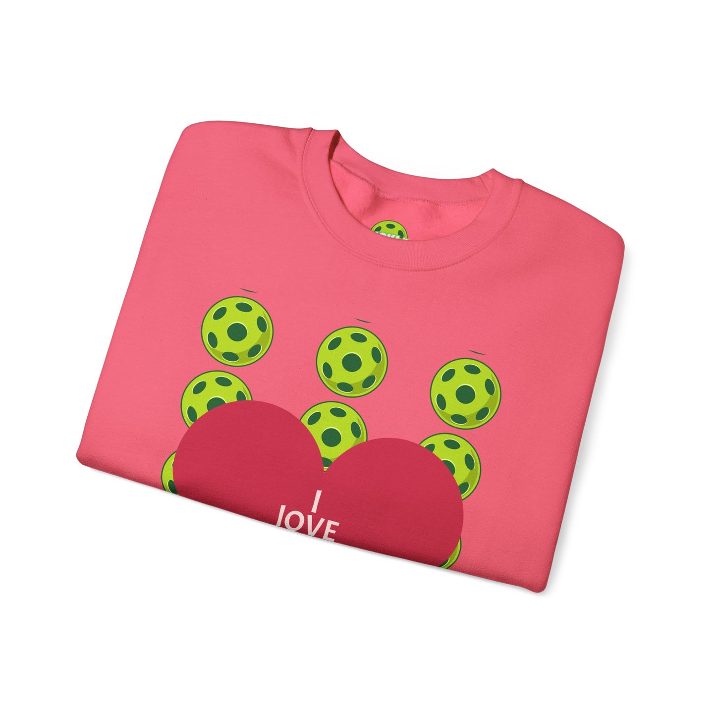 I Love Pickleball Crewneck Sweatshirt