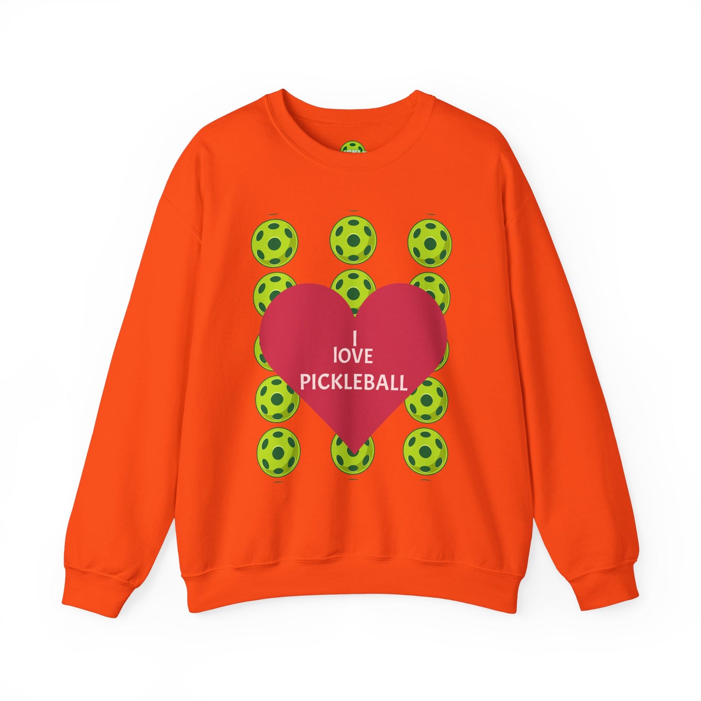 I Love Pickleball Crewneck Sweatshirt