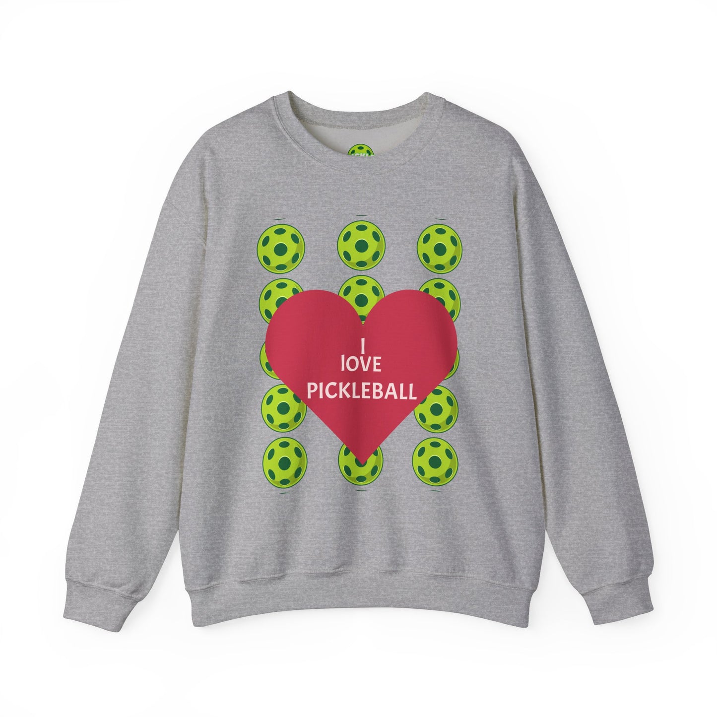 I Love Pickleball Crewneck Sweatshirt