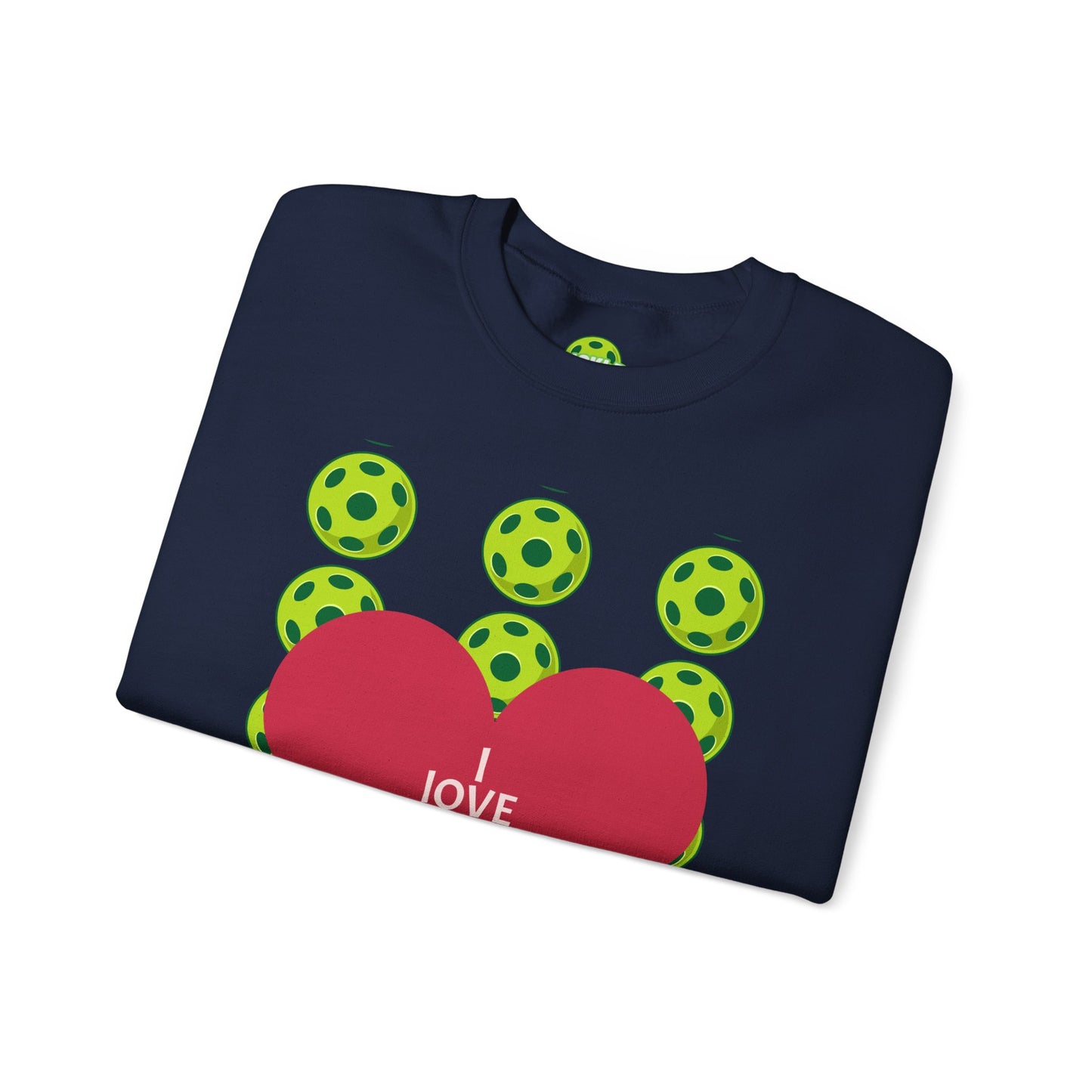 I Love Pickleball Crewneck Sweatshirt