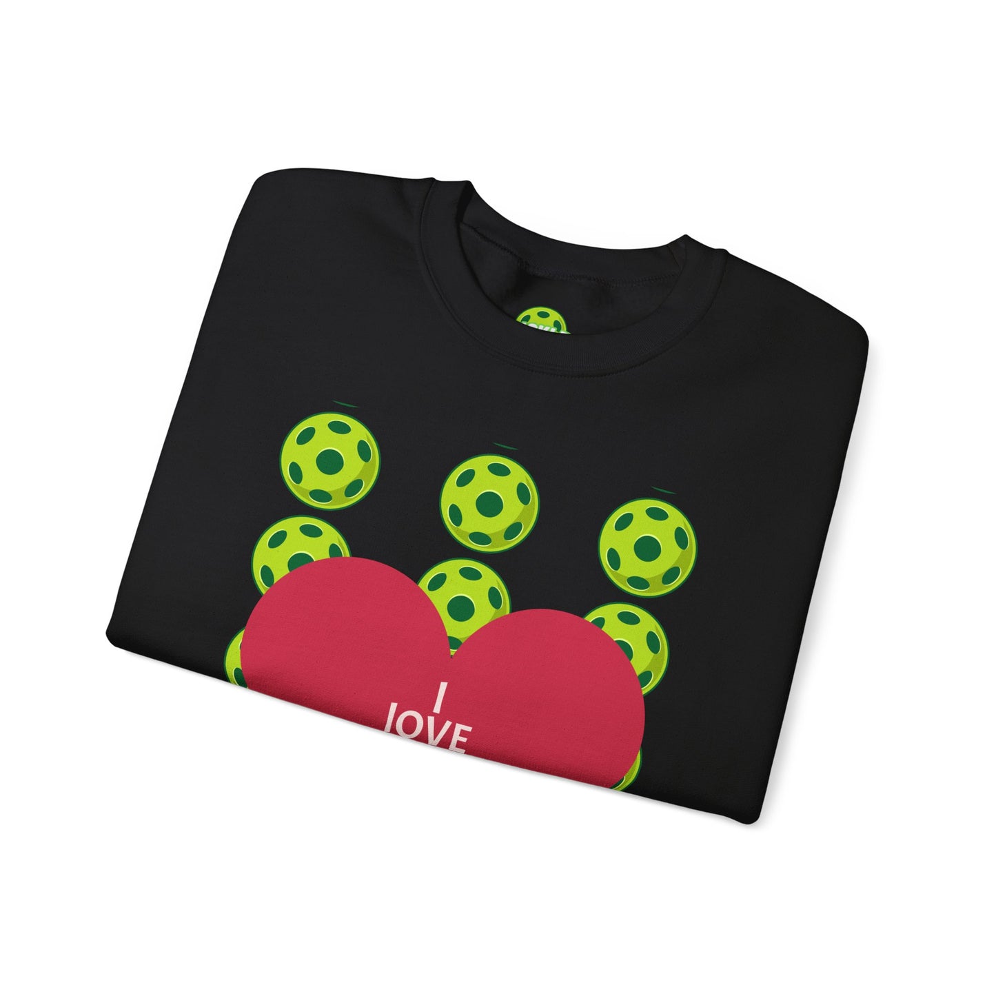 I Love Pickleball Crewneck Sweatshirt