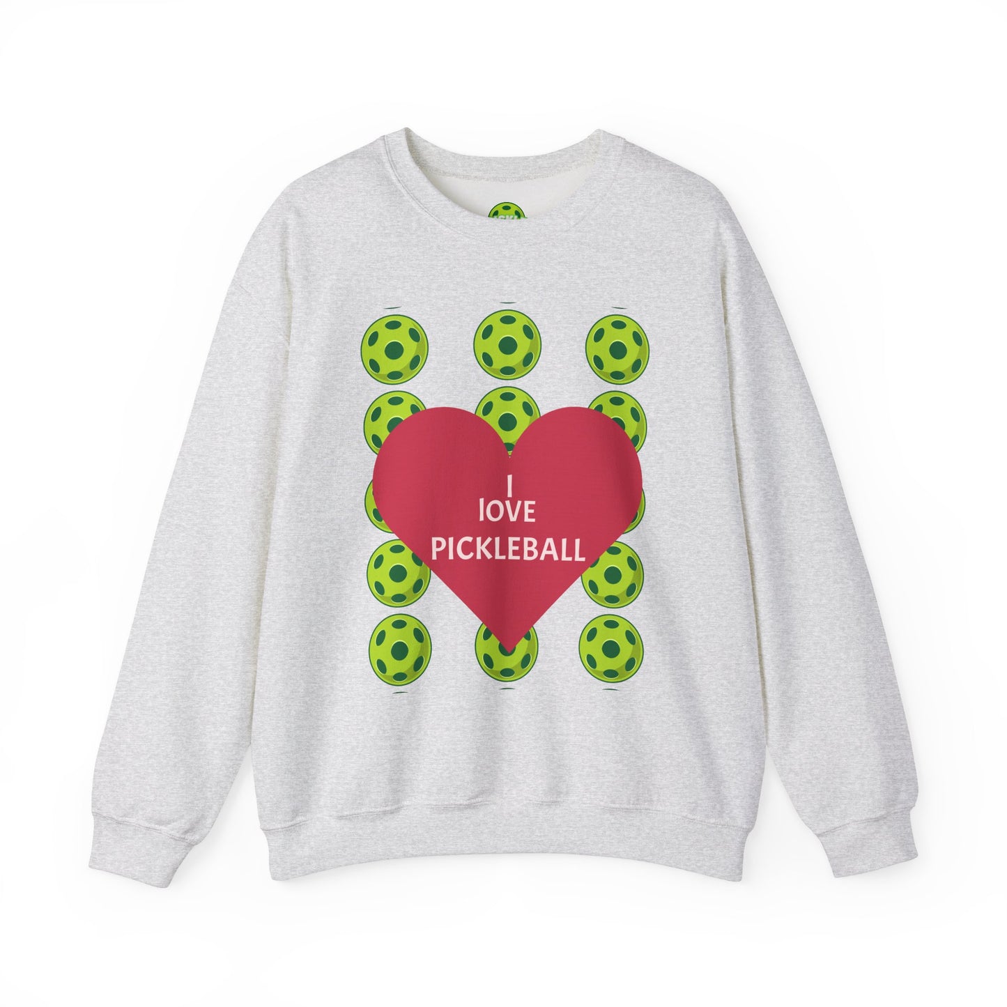 I Love Pickleball Crewneck Sweatshirt