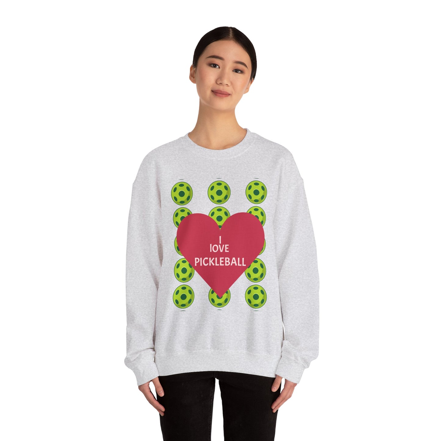 I Love Pickleball Crewneck Sweatshirt