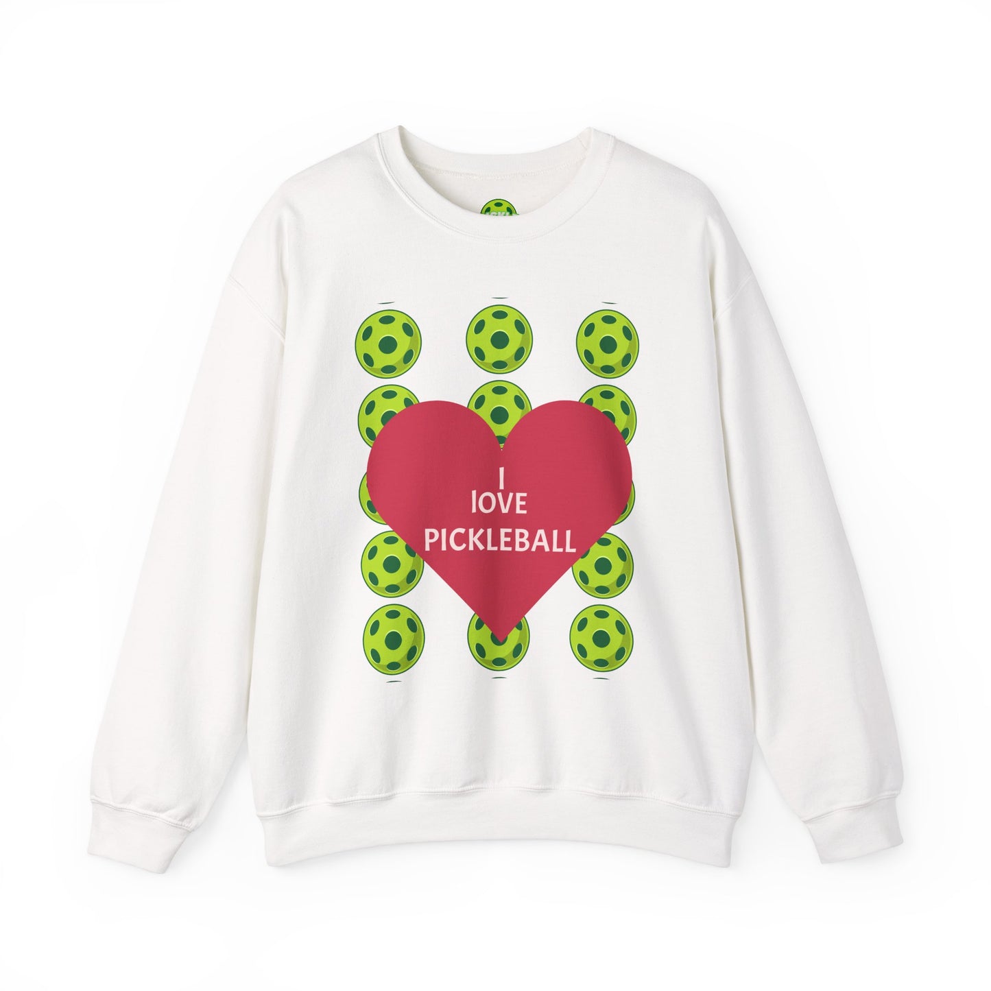 I Love Pickleball Crewneck Sweatshirt