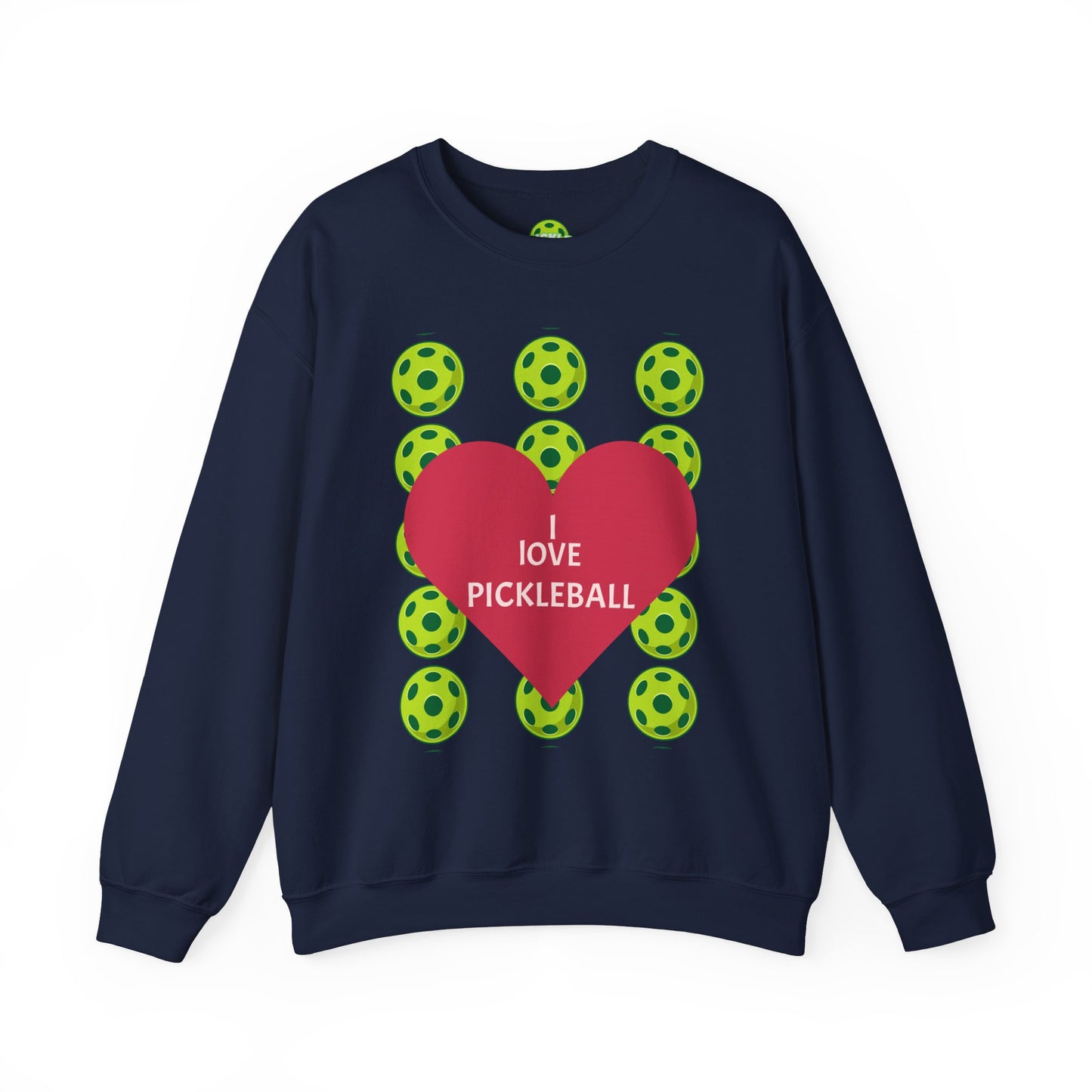 I Love Pickleball Crewneck Sweatshirt